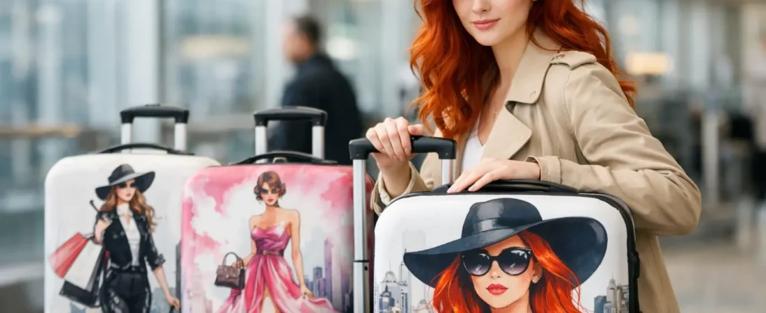 Fashion Illustration Luggage Cover Style Guide