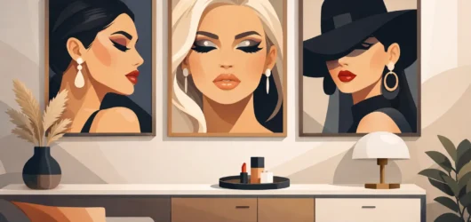 Glam Makeup Portrait Wall Art That Owns the Room