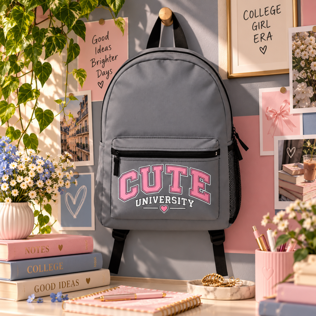 Cute University Campus Backpack