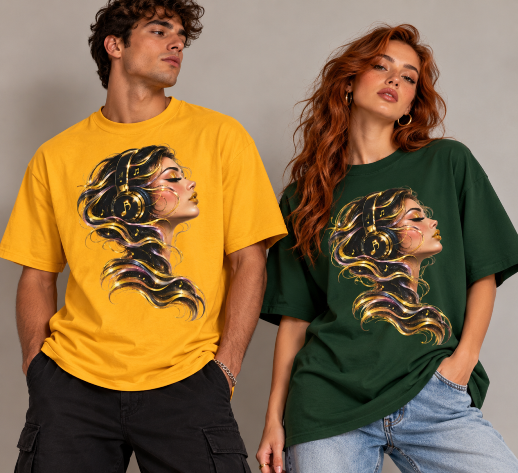 Sound Muse Portrait Tee | Music Lover Shirt
